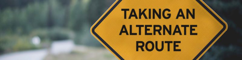taking an alternate route, with Pastor Chad Stuart